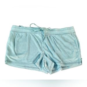 Pj Salvage Women's Seafoam Green Terrycloth Lounge shorts XL NWT